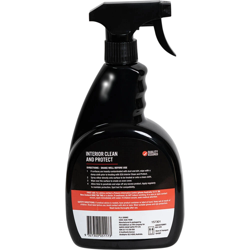 SCA Interior Clean & Protect 750mL 2 SCA Interior Clean & Protect 750mL - Image 2