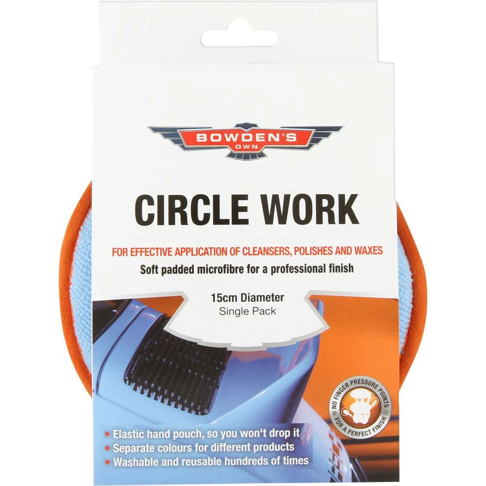 Bowden's Own Circle Work Applicator Pad 150mm Dia. 1 Bowden's Own Circle Work Applicator Pad 150mm Dia.