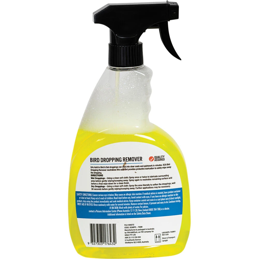 SCA Bird Dropping Remover 750mL 2 SCA Bird Dropping Remover 750mL - Image 2