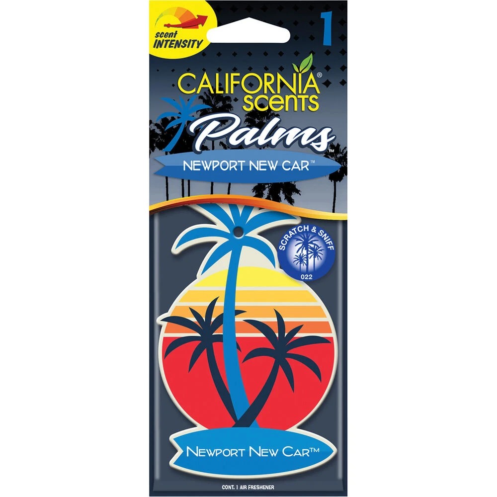 California Scents Palms Air Freshener New Car 1 California Scents Palms Air Freshener New Car