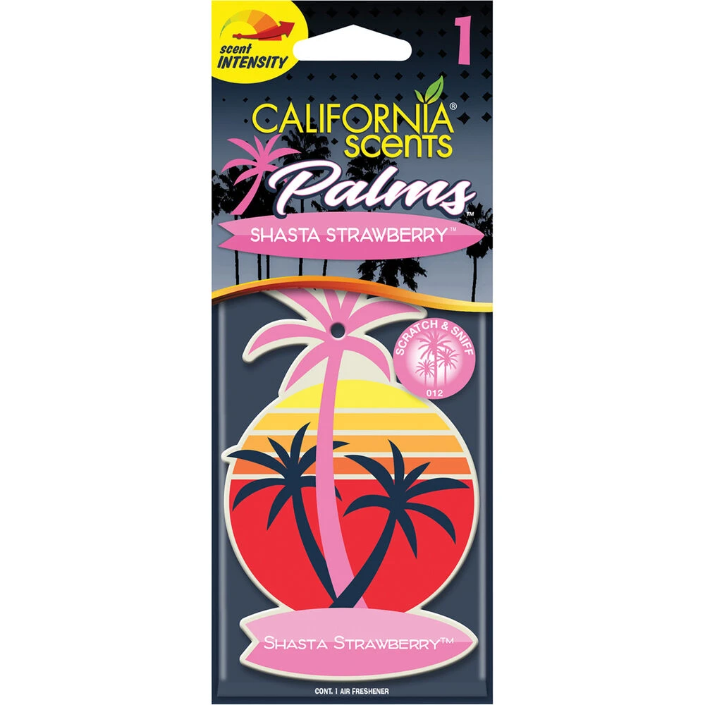 California Scents Palms Air Freshener Strawberry 1 California Scents Palms Air Freshener Strawberry