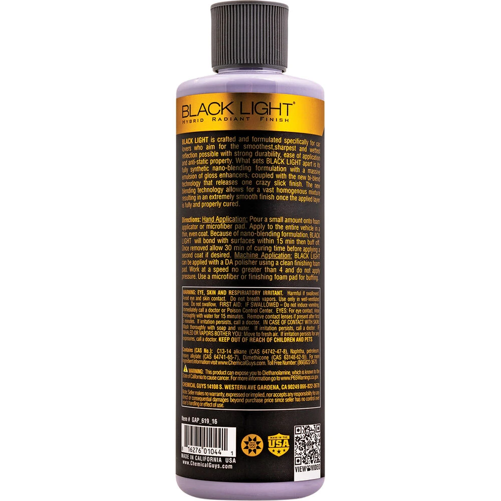 Chemical Guys Black Light Sealant 473mL 2 Chemical Guys Black Light Sealant 473mL - Image 2