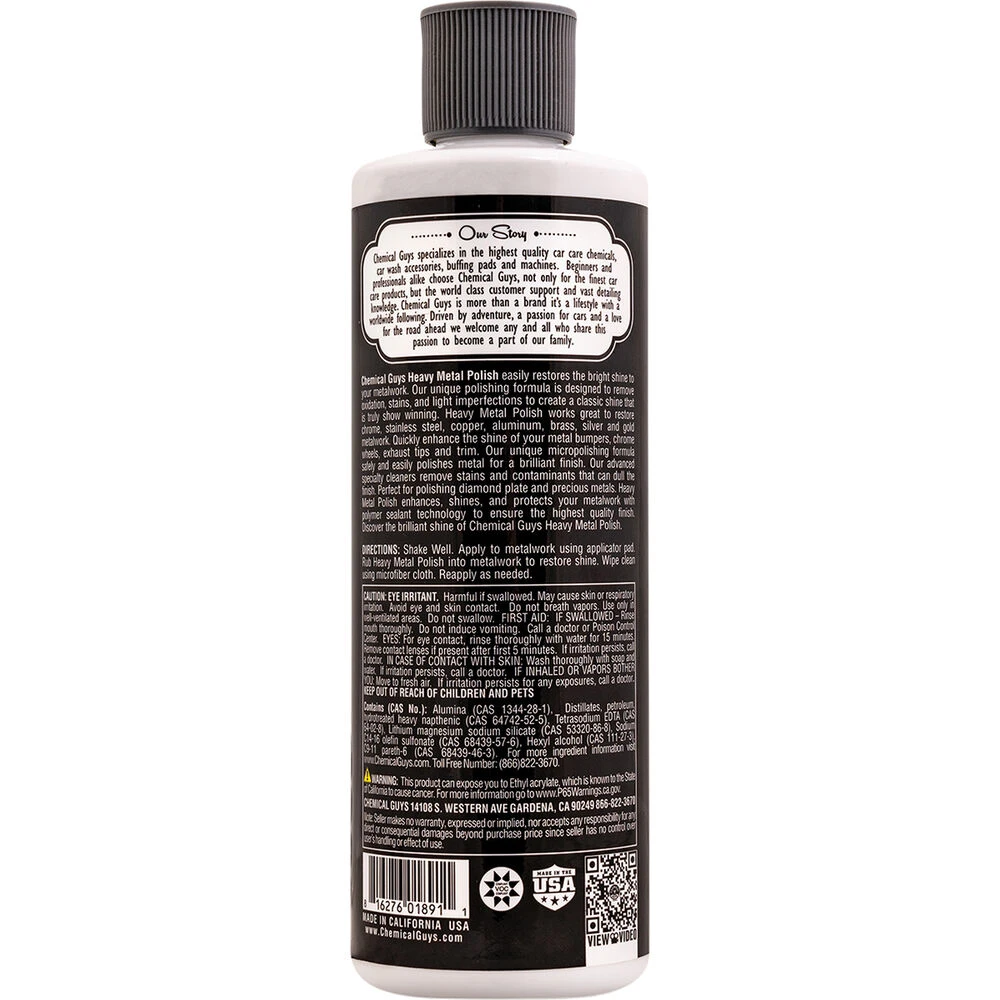 Chemical Guys Heavy Metal Polish 473mL 2 Chemical Guys Heavy Metal Polish 473mL - Image 2