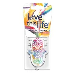 Love This Life Air Freshener Hamsa Rose Lychee -Bowden's Own shop SCA 637778 01 hi res
