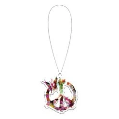 Love This Life Air Freshener Peace Symbol Berry