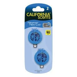 California Scents Mini Diffuser Air Freshener New Car 2 Pack