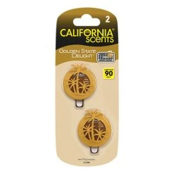 California Scents Mini Diffuser Air Freshener Gold State Delight 2 Pack