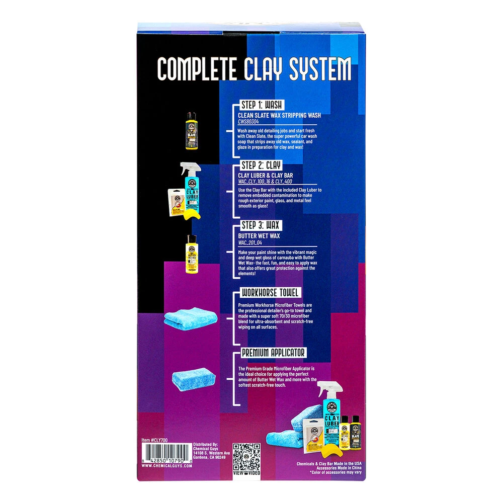 Chemical Guys Complete Clay System Kit 6 Piece 3 Chemical Guys Complete Clay System Kit 6 Piece - Image 3