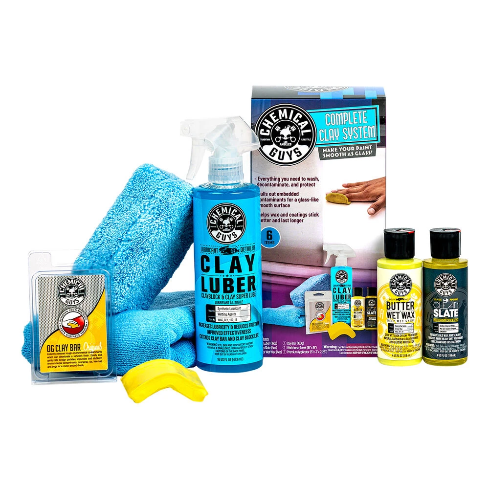 Chemical Guys Complete Clay System Kit 6 Piece 1 Chemical Guys Complete Clay System Kit 6 Piece